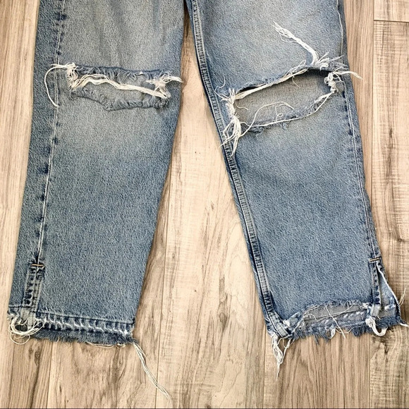 NWOT We The Free Lita Slim / Straight Leg Jeans Yosemite Blue - Picture 5 of 7